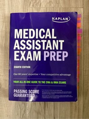 Kaplan Medical Assistant Exam Prep - Colored Tabs